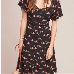 Maeve by Anthropologie
Praslin Lions Print Button Down Midi
Dress